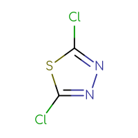 Chemical structure of dichloro-1,3,4-thiadiazole - CSSB00015195028