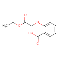 Chemical structure of 2-(2-ethoxy-2-oxoethoxy)benzoic acid - CSSB00000244643
