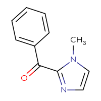 Chemical structure of 2-benzoyl-1-methyl-1H-imidazole - CSSB00000197753