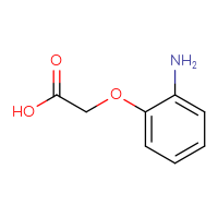 Chemical structure of 2-(2-aminophenoxy)acetic acid - CSSB00011398593