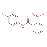 Chemical structure of N-(4-chlorophenyl)-2-nitrobenzamide - CSSB00020600121