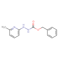 Chemical structure of N'-(6-methylpyridin-2-yl)(benzyloxy)carbohydrazide - CSSB21332336165