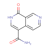 Chemical structure of 1-oxo-1,2-dihydro-2,7-naphthyridine-4-carboxamide - CSSB06358651836
