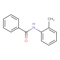 Chemical structure of N-(2-methylphenyl)benzamide - CSSB00017669882