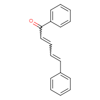 Chemical structure of 1,5-diphenylpenta-2,4-dien-1-one - CSSB00020656759