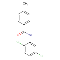 Chemical structure of N-(2,5-dichlorophenyl)-4-methylbenzamide - CSSB00046172637