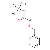 Chemical structure of tert-butyl N-(benzyloxy)carbamate - CSSB00011214941