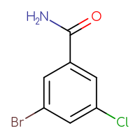 Chemical structure of 3-bromo-5-chlorobenzamide - CSSB00012353701