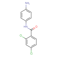 Chemical structure of N-(4-aminophenyl)-2,4-dichlorobenzamide - CSSB00000490018