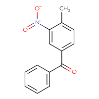 Chemical structure of (4-methyl-3-nitrophenyl)(phenyl)methanone - CSSB00020670299