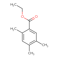 Chemical structure of ethyl 2,4,5-trimethylbenzoate - CSSB00011997383