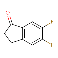 Chemical structure of 5,6-difluoro-2,3-dihydro-1H-inden-1-one - CSSB00000086044
