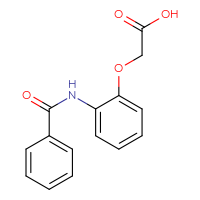 Chemical structure of 2-(2-benzamidophenoxy)acetic acid - CSSB00035657450