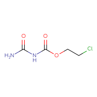 Chemical structure of 2-chloroethyl N-carbamoylcarbamate - CSSB00000054987
