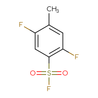 Chemical structure of 2,5-difluoro-4-methylbenzene-1-sulfonyl fluoride - CSSB00102716563