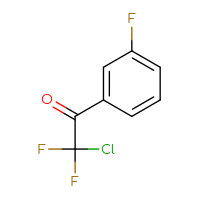 Chemical structure of 2-chloro-2,2-difluoro-1-(3-fluorophenyl)ethan-1-one - CSSB00012753968