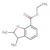 Chemical structure of ethyl 2,3-dimethyl-2,3-dihydro-1-benzofuran-7-carboxylate - CSSB00011213082