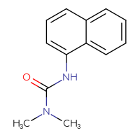 Chemical structure of 3,3-dimethyl-1-(naphthalen-1-yl)urea - CSSB00000259758