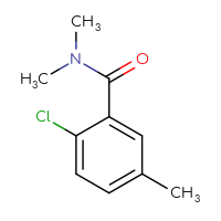 Chemical structure of 2-chloro-N,N,5-trimethylbenzamide - CSSB00044259928