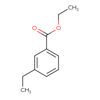 Chemical structure of ethyl 3-ethylbenzoate - CSSB00012001377