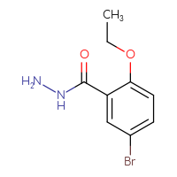 Chemical structure of 5-bromo-2-ethoxybenzohydrazide - CSSB00010076132