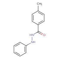 Chemical structure of 4-methyl-N'-phenylbenzohydrazide - CSSB00046105102