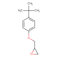 Chemical structure of 2-[(4-tert-butylphenoxy)methyl]oxirane - CSSB00000185198