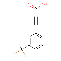 Chemical structure of 3-[3-(trifluoromethyl)phenyl]prop-2-ynoic acid - CSSB00011892750