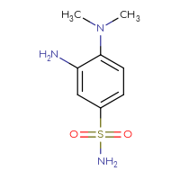 Chemical structure of 3-amino-4-(dimethylamino)benzene-1-sulfonamide - CSSB00000189598