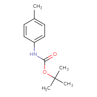 Chemical structure of tert-butyl N-(4-methylphenyl)carbamate - CSSB00000243830