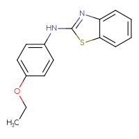 Chemical structure of N-(4-ethoxyphenyl)-1,3-benzothiazol-2-amine - CSSB00000681084