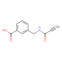 Chemical structure of 3-[(prop-2-ynamido)methyl]benzoic acid - CSSB00011368756
