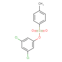 Chemical structure of 3,5-dichlorophenyl 4-methylbenzene-1-sulfonate - CSSB00113611552
