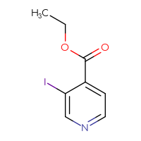 Chemical structure of ethyl 3-iodopyridine-4-carboxylate - CSSB00010270819