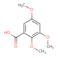 Chemical structure of 2,3,5-trimethoxybenzoic acid - CSSB00010097189