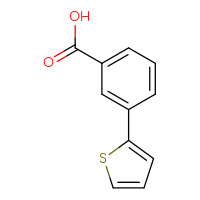Chemical structure of 3-(thiophen-2-yl)benzoic acid - CSSB00011191940