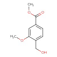 Chemical structure of methyl 4-(hydroxymethyl)-3-methoxybenzoate - CSSB00010744631