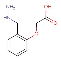 Chemical structure of 2-[2-(hydrazinylmethyl)phenoxy]acetic acid - CSSB21432506034