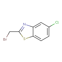 Chemical structure of 2-(bromomethyl)-5-chloro-1,3-benzothiazole - CSSB00000766756
