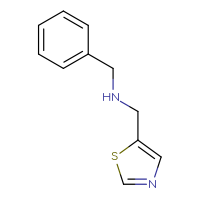 Chemical structure of benzyl[(1,3-thiazol-5-yl)methyl]amine - CSSB00000710112