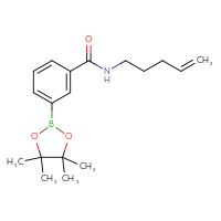 Chemical structure of N-(pent-4-en-1-yl)-3-(4,4,5,5-tetramethyl-1,3,2-dioxaborolan-2-yl)benzamide - CSSB02166475293