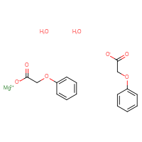 Chemical structure of magnesium(2+) bis(2-phenoxyacetate) dihydrate - CSSB00150706539