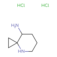 Chemical structure of 4-azaspiro[2.5]octan-8-amine dihydrochloride - CSSB14948340710