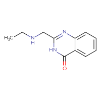 Chemical structure of 2-[(ethylamino)methyl]-3,4-dihydroquinazolin-4-one - CSSB00000162881