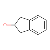 Chemical structure of 2,3-dihydro-1H-inden-2-one - CSSB00000211675