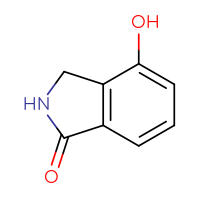 Chemical structure of 4-hydroxy-2,3-dihydro-1H-isoindol-1-one - CSSB00000098541