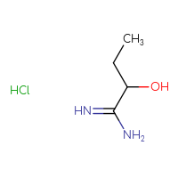 Chemical structure of 2-hydroxybutanimidamide hydrochloride - CSSB00000721478