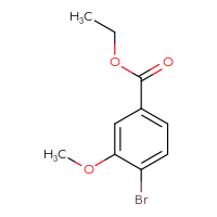 Chemical structure of ethyl 4-bromo-3-methoxybenzoate - CSSB00010189661