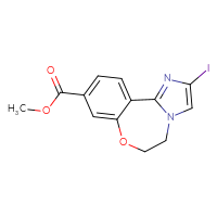 Chemical structure of methyl 4-iodo-9-oxa-3,6-diazatricyclo[8.4.0.0²,⁶]tetradeca-1(14),2,4,10,12-pentaene-12-carboxylate - CSSB00016993006