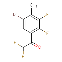 Chemical structure of 1-(5-bromo-2,3-difluoro-4-methylphenyl)-2,2-difluoroethan-1-one - CSSB14927183071